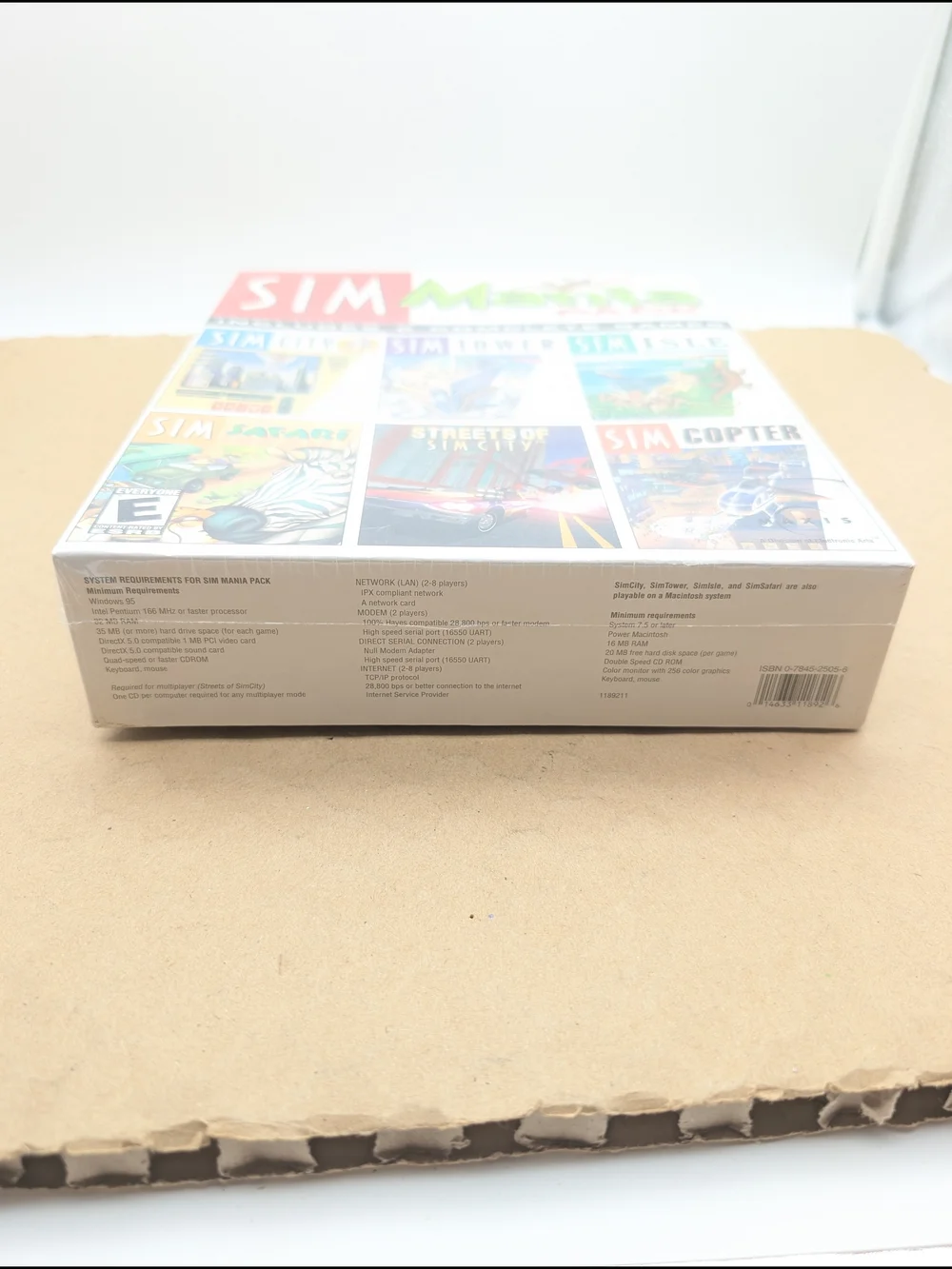 Vintage Sim Mania Pack 6 Full Games (Windows PC CD, 2000) Brand New Sealed NIB